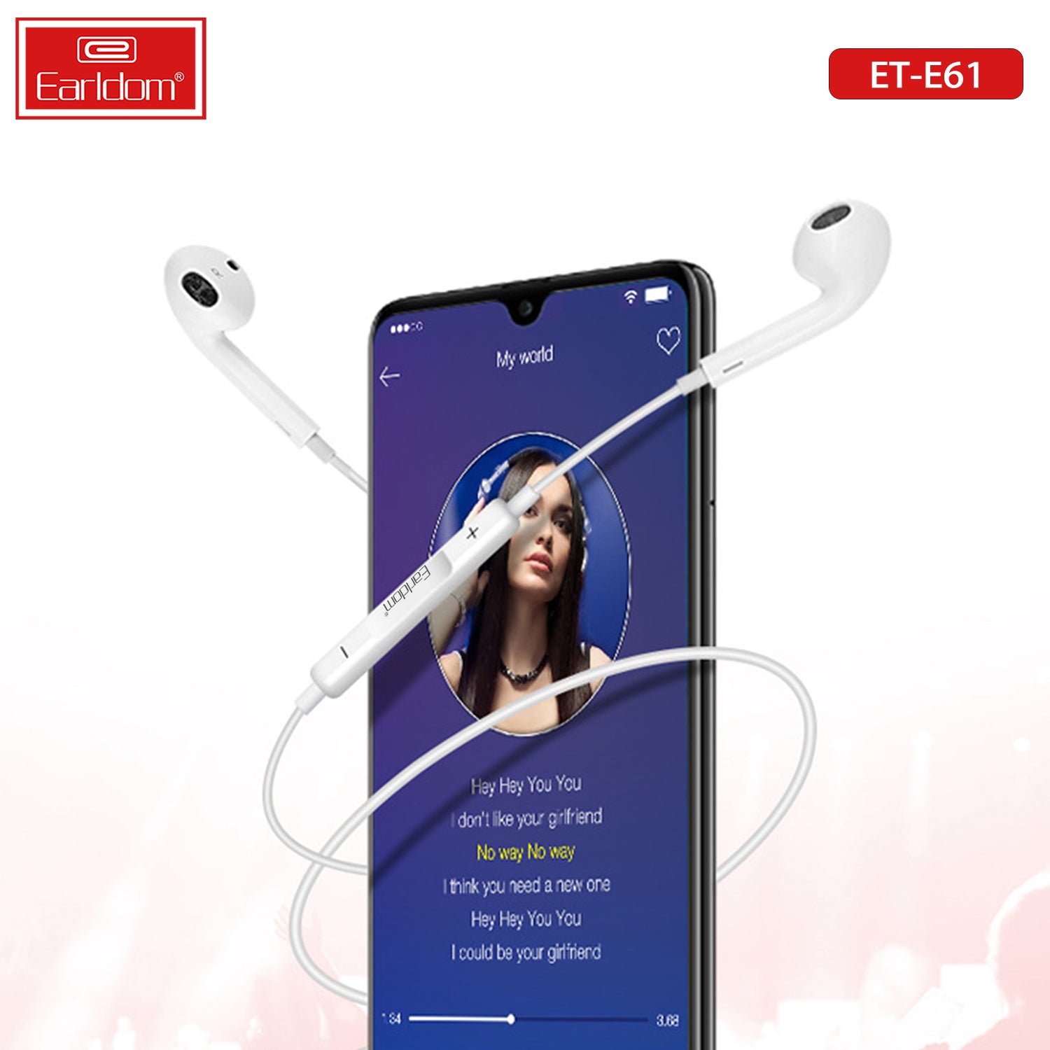 Earldom E61 USB Type C Handsfree Earphone For Samsung Huawei Google Pixal Earldom E61 USB Type C Handsfree Earphone For Samsung Huawei Google Pixal